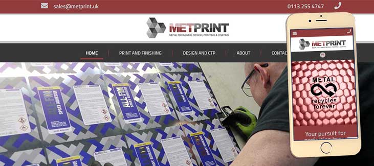 metprint website build